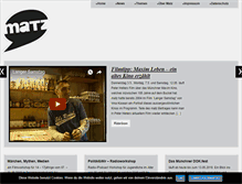 Tablet Screenshot of matztv.de